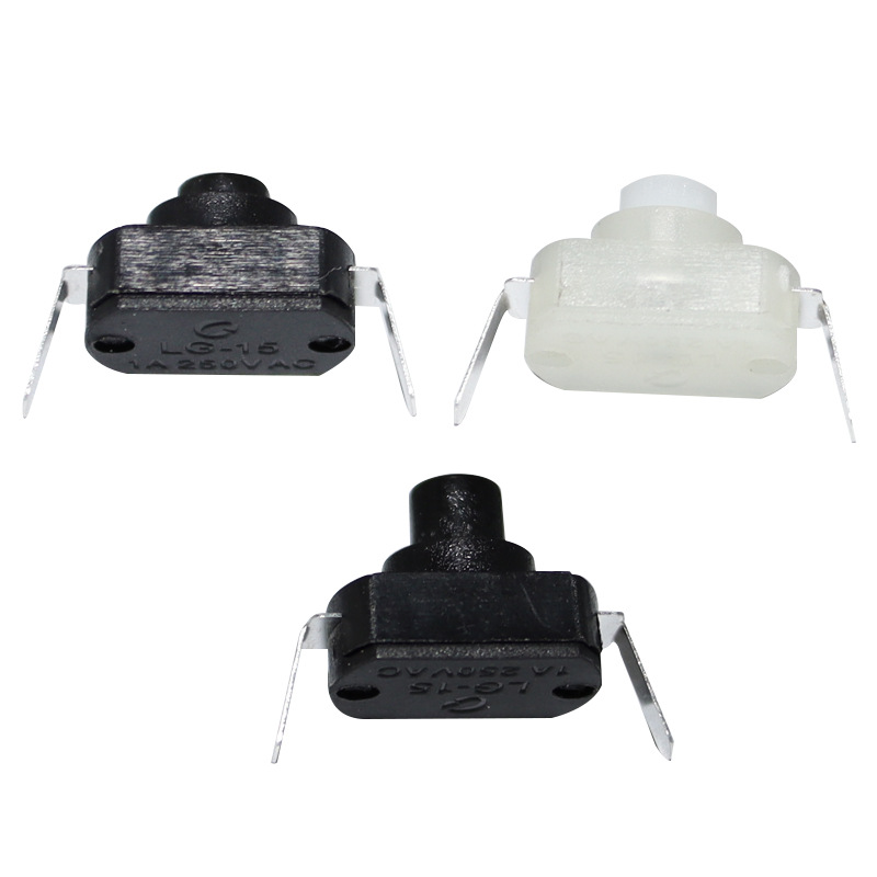 Push -Schalter LG-15 Normalerweise geschlossen zurücksetzen-Sperren, Schloss-Kostenlose Taste Switch LED -Schreibtisch Lampe Taschenlampe