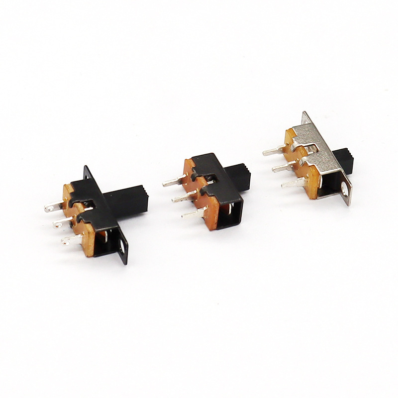 Slide Switch SS12F71 für Beleuchtung, Elektrogeräte und kleine Haushaltsgeräte, 1-Position Single-Reihe drei-Pin vertikaler Schleifschalter