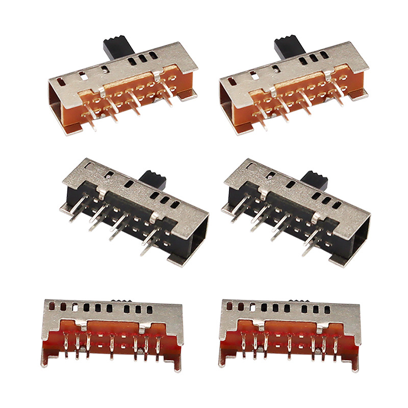 Slide -Switch SS23H06, doppelt-Reihe 8-Pin vertikaler Schaltschalter, vertikaler Schaltungsschalter für elektrische Decke Elektrische Heizung