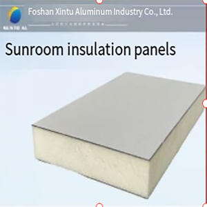 Aluminiumlegierung isolierte flache Paneele auf dem Dach