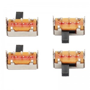 Slide Switch SK12F14 Seite-Horizontale Schalter, Deckenlampenseite ziehen-Pull -Schieberschalter, Single-Reihe 3-Pin vertikaler Schleifschalter