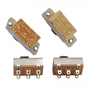 Slide Switch SS23F19, doppelt-Reihe 6-Pin drei-Positionsleitungsschalter, Autonavigation DVD -Schieberschalter