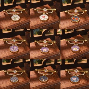 Metall Blumenschmuck Set