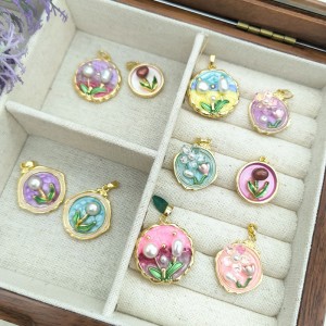 Vintageölmalerei Anhänger