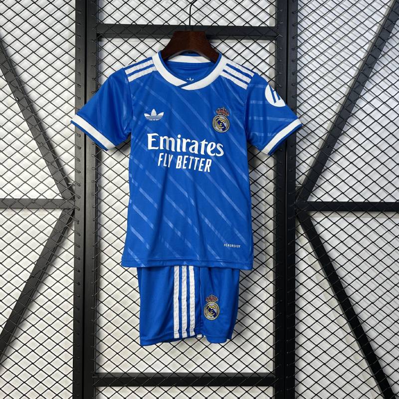 25/26 Kinder Real Madrid Dritte Auswärtsgröße 16-28