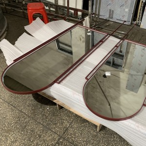 Zotye Edelstahl integrierte Lampe und anpassbare elektroplierte Edelstahl -Smart Mirror