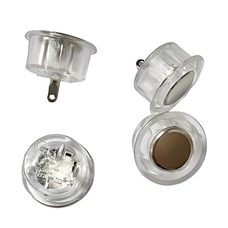 Taktschalter (kein Licht) 12 mm Einbautiefe für Kleiderschränke und Schränke; 5 V Touch-Kontrolliertes dimmbares LED-Licht mit Bewegungssensor