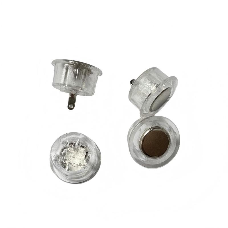 Taktschalter (kein Licht) 12 mm Einbautiefe für Kleiderschränke und Schränke; 5 V Touch-Kontrolliertes dimmbares LED-Licht mit Bewegungssensor