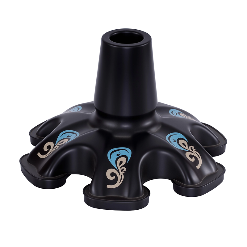 6 Spitzen für selbststehende Krücken